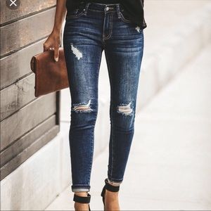 Vici Remington Dark Wash Skinny 3